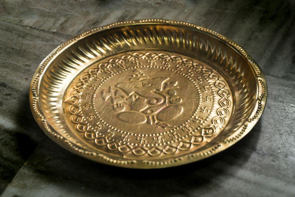 Budithi brass metal craft example 1